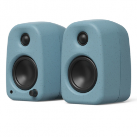 Kanto UKI 100W Desktop Speakers with Bluetooth, USB-C, Headphone out, Cornflower (Matte Blue), Pair KO-UKIDSBU-I