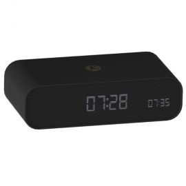 Kreafunk Wakie Alarm Clock Qi Charger + Bluetooth - Black KFKE192