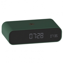Kreafunk Wakie Alarm Clock Qi Charger + Bluetooth - Nordic Green KFKE198