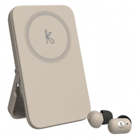 Kreafunk Tocharge Go Powerbank + Earbuds - Ivory Sand KFTE89