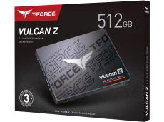 Team Group T-FORCE VULCAN Z 2.5&quot; 512GB SATA III 3D NAND Internal Solid State Drive (SSD) T253TZ512G0C101 T253TZ512G0C101