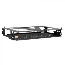 Atdec Media Storage Hinged Panel for Desk and Table Undersides, Black AD-AC-PH-B