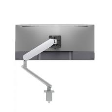 Atdec Ora High-Performance Monitor Arm F-Clamp - Up to 34&quot; screens flat or curved 2-8kg, Silver AW-ORA-F-S