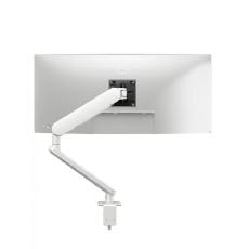 Atdec Ora High-Performance Monitor Arm F-Clamp - Up to 34&quot; screens flat or curved 2-8kg, White AW-ORA-F-W