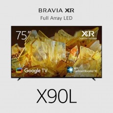 Sony Bravia X90L TV 75&quot; Premium 4K (3840 x 2160), 100Hz, 17/7, 787-cd/m2, HDR10, HLG, Dolby Vision, XR Motion Clarity, XR TRILUMINOS PRO, Android TV FWD75X90L