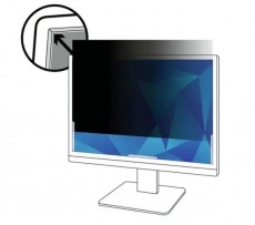 3M Privacy Filter for 19&quot; Monitor with Adhesive Strips and Slide Mounts, 16:10 PF190W1B