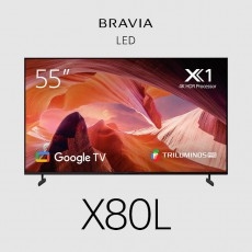 Sony Bravia X80L TV 55&quot; Entry 4K (3840 x 2160), 17/7, 450-cd/m2, HDR10, HLG, Dolby Vision, Motionflow XR, TRILUMINOS PRO, Android TV, Google TV FWD55X80L