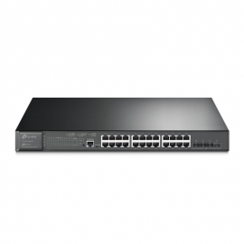 TP-LINK OMADA 24-PORT MANAGED GIGABIT L2+ SWITCH, POE+(24), SFP+(4), 5YR SG3428XMP