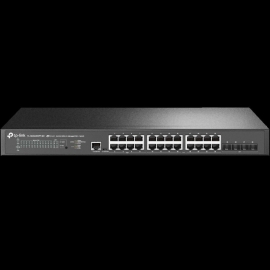 TP-LINK OMADA 24-PORT MANAGED GIGABIT L2+ SWITCH, POE+(16), POE++(8), SFP+(4), 5YR SG3428XPP-M2
