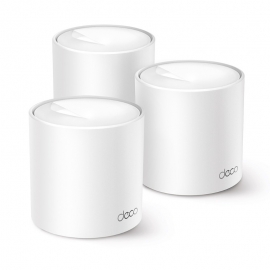 TP-LINK DECO X1500 WHOLE HOME MESH WI-FI 6 SYSTEM, AX1500, 1GbE(2), 3PK, 3YR DECO-X1500-3PK