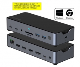 COMSOL TRIPLE MONITOR USB-C 14 PORT DOCKING STATION DS34HDA