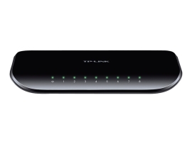 Tp-Link 8-Port Unmanaged Gigabit Switch, Plastic Case, 3YR TL-SG1008D