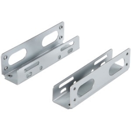 StarTech.com 3.5in Universal Hard Drive Mounting Bracket Adapter For 5.25in Bay - 5.25 To 3.5 Inch Drive Adapter Bracket - Storage Bay Adapter - Metal - 1 Each Bracket