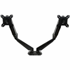 StarTech.com Dual Monitor Arm, USB Hub And Audio Ports In Base, Monitors Up To 32" (17.6lb/8kg), Vesa Monitor Stand Desk Mount - Increase Productivity By Mounting Two Monitors Up To 32" , With Full-motion Articulation - Dual-Monitor Arm - Works On All Ve