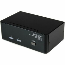 StarTech.com Kvm Switchbox - Taa Compliant - 2 Computer(s) - Qxga - 2048 X 1536 - 6 X USB - Desktop SV231DD2DUA