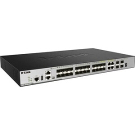 D-Link Dgs-3630 Dgs-3630-28Sc 4 Ports Manageable Layer 3 Switch - Gigabit Ethernet, 10 Gigabit Ethernet - 1000Base-T, 1000Base-SX, 10GBase-LR, 10GBase-SR, 10GBase-LRM, 1000Base-LX - 3 Layer Supported - Modular - 20 Sfp Slots - Optical Fiber, Twisted Pair