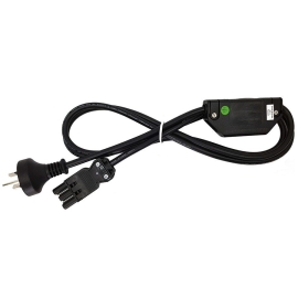 Oe Elsafe: Starter Cable 10A 2000mm Lead & Thermal Overload | Black 019.098.0039