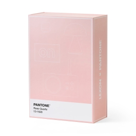 Lexon Gift Set Pantone - Includes Mino+ Mini Speaker, Flip Classic Clock, Mina M Lamp, Thykho 3 Speaker - Rose Pink LD-LBPT01-LP
