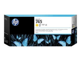 HP 745 300-Ml Yellow Designjet Ink Cartridge - Z2600/Z5600 HPF9K02A