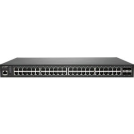 SonicWall Sws14-48Fpoe 48 Ports Manageable Ethernet Switch - Gigabit Ethernet, 10 Gigabit Ethernet - 1000Base-T, 10GBase-X - 2 Layer Supported - 885 W Power Consumption - 740 W PoE Budget - Optical Fiber, Twisted Pair - PoE Ports - 1U - Rack-mountable 02