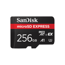 SanDisk 256GB MicroSD Express Card 880mb/s PCIe Gen 3 Sdsqxfn-256G-Gn4Nn FFCSAN256GTFSQXFN