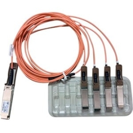 40GBASE Active Optical Qsfp To 4SFP Breakout Cable 3m QSFP-4X10G-AOC3M=