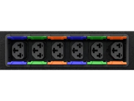 Vertiv Geist F0144849 Basic Horizontal Pdu, 16A, 230V, 1U, 12 X Locking Combination C13/C19 Outputs, F0144849