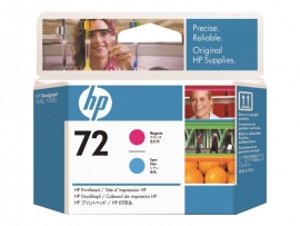 HP 72 MAGENTA AND CYAN PRINTHEAD - 790/1300/2300/1200  C9383A