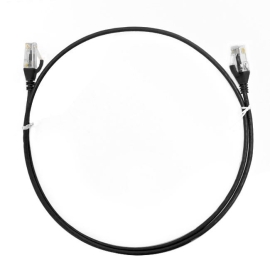 4m CAT6 Ultra Thin Lszh Ethernet Network Cable | Black 004.004.2018