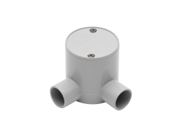4C | Deep Junction Box 25mm 2 Way Right Angle - 10 Pack 040.040.0393