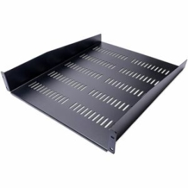 StarTech.com 2U 22in Vented Rack Mount Shelf - Fixed 22 Inch Deep Antilever Rackmount Tray For Server Rack Cabinet Shelf - 50lbs / 23kg - 2U 19in Vented Server Rack Cabinet Shelf/rackmount Cantilever Tray 22in Deep - Universal Fit In Existing Eia/Eca-310
