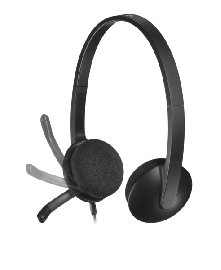 Logitech H340 Wired USB Stereo Headset, Noise Cancelling MIC,2YR Wty 981-000477