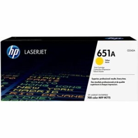 HP 651A Yellow Original LaserJet Toner Cartridge CE342A