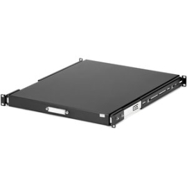 1U Sliding Server Rack Mount Keyboard Shelf Tray - 55lbs - 22" Deep Steel Pull Out Drawer For 19" Av, Network Equipment Rack (Slideshelfd) SLIDESHELFD