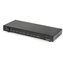 StarTech.com 8-Port 4K 60Hz HDMI Splitter - Hdr Support - HDMI 2.0 Splitter - 7.1 Surround Sound Audio - Displays The Same Image With Sound On 8 Screens - Splits An HDMI Video Signal Up 4K 60Hz - 4:4:4 Chroma; Up To 18Gbps (HDMI 2.0b) - Hdr; Hdcp 2.2 To