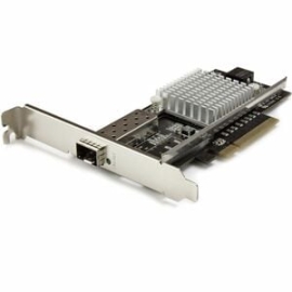 StarTech.com 10G Network Card - Mm/Sm - 1x Single 10G Spf+ Slot - Intel 82599 Chip - Gigabit Ethernet Card - Intel Nic Card - PCI Express X8 - 10 Gbit/s Data Transfer Rate - Intel 82599 - 1 Port(s) - Optical Fiber PEX10000SFPI