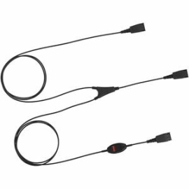 Jabra Supervisor Cord - Quick Disconnect Phone Cable For Microphone, Headset, Phone - First End: 1 X Quick Disconnect Phone - Second End: 2 X Quick Disconnect Phone 8800-02-01