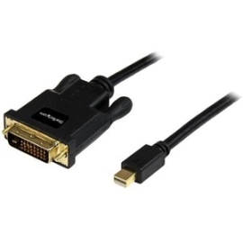 StarTech.com 10ft Mini DisplayPort To Dvi Cable, Mini DP To Dvi-D Adapter/Converter Cable, 1080p Video, MDP 1.2 To Dvi Monitor/Display - Cable For Video Device, Notebook, Ultrabook, Projector, Tv, MacBook - First End: 1 X 20-pin Mini DisplayPort Digital