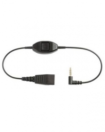Jabra Qd Cord To 3.5 Mm Jack. With In-line Call-answering For Alcatel 8er And 9er Series 8735-019