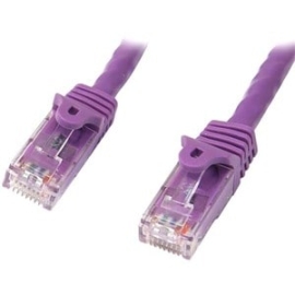 StarTech.com 7m Purple Cat5e Patch Cable With Snagless RJ45 Connectors - Long Ethernet Cable - 7 M Cat 5e Utp Cable - Make Fast Ethernet Connections With PoE Support - 7m Cat5e Patch Cable / Cat 5 Ethernet Cord / Cat5e Network Cable / Cat5e Utp Cable / L