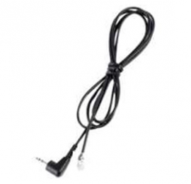 Jabra Cord With Rj10 To 2.5 Mm Jack 1 0 Meters For Panasonic Kx-t 7630 7633 7635 An Gn9300 Gn9120