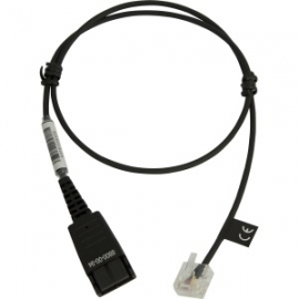 Jabra Cord With Qd To Special Plug Rj 45 Straight 0 5 Meters For Siemens Open Stage 8800-00-94