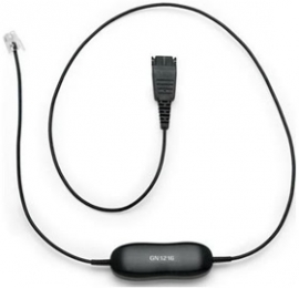 Jabra Connecting Cable, Qd To Rj9, Coiled, With 1-8 Position Switch Configurator For Avaya One-x