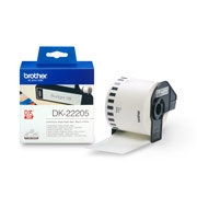 White Contnous Ppr ROLL,62MMX30.48M,FOR Ql-5/6/10 Series DK-22205