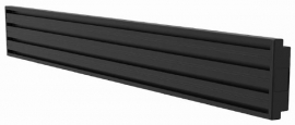 Atdec ADB-R125-B 1.25m rail - horizontal mounting rails ADB-R125-B