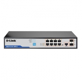 D-Link 10-Port Gigabit Long PoE+ Switch DGS-F1210-10PS-E