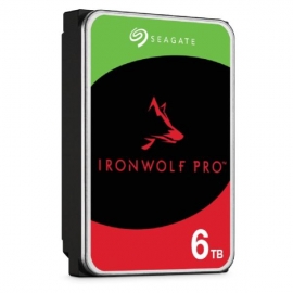 Seagate IronWolf Pro, NAS, Internal 3.5&quot; HDD, 6TB, SATA 6Gb/s, 7200RPM, 256MB Cache, Limited 5 Year Warranty ST6000NT001