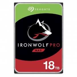 Seagate IronWolf Pro NAS 18TB ST18000NT001 3.5&quot; Internal SATA 6Gb/s, 1.2M hours MTBF, 5-year limited warranty ST18000NT001