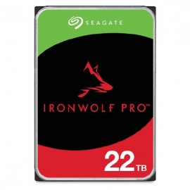 Seagate IronWolf Pro NAS 22TB ST22000NT001 3.5&quot; Internal SATA 6Gb/s, 1.2M hours MTBF, 5-year limited warranty ST22000NT001