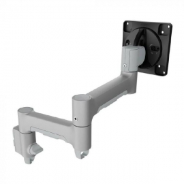 Atdec AWM-A46T Medium Swing Monitor Arm, Adjustable Tilt and Pan, Silver AWM-A46T-S